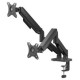 Savio Monitora stiprinājums Savio  17" - 32" Dual monitor spring loaded desk mount