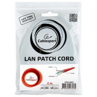 Gembird PATCH CABLE CAT6 UTP 2M/RED PP6U-2M/R GEMBIRD