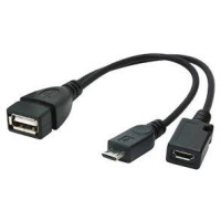 Gembird CABLE USB OTG AF +MICRO BF TO/MICRO BM A-OTG-AFBM-04 GEMBIRD