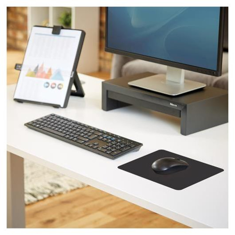 Fellowes MOUSE PAD BASIC/BLACK 29704 FELLOWES