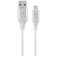 Gembird CABLE USB2 TO MICRO-USB 2M/CC-USB2B-AMMBM-2M-BW2 GEMBIRD