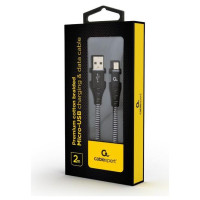 Gembird CABLE USB2 TO MICRO-USB 2M/CC-USB2B-AMMBM-2M-BW GEMBIRD