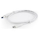 Gembird CABLE USB-C TO USB3 1M WHITE/CCP-USB3-AMCM-1M-W GEMBIRD