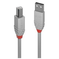 Lindy CABLE USB2 A-B 2M/ANTHRA GREY36683 LINDY