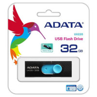 Adata MEMORY DRIVE FLASH USB2 32GB/BLUE AUV220-32G-RBKBL ADATA