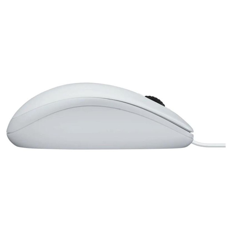 Logitech B100 Corded Mouse - WHITE - USB - B2B