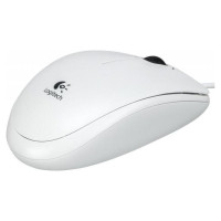 Logitech MOUSE USB OPTICAL B100/WHITE OEM 910-003360 LOGITECH