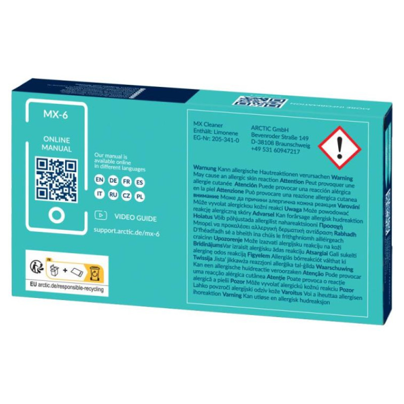 Arctic CPU COOLER ACC THERMAL PASTE/ACTCP00084A ARCTIC