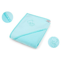 Boboland Dvielis ar kapuci AQUA 80x80cm BOC0033