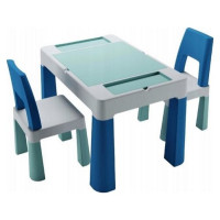 Tega Baby Galdiņš+2 krēsliņi TEGGI MULTIFUN turquoise/navy/grey TI-011-173