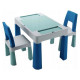 Tega Baby Galdiņš+2 krēsliņi TEGGI MULTIFUN turquoise/navy/grey TI-011-173