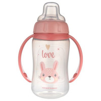 Canpol Babies Mācību krūze CUTE ANIMALS  56/512 pink2