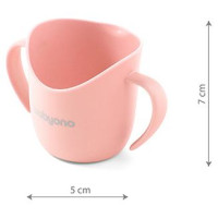 Babyono Mācību krūze ergonomiskā FLOW BabyOno 1463/07 peach