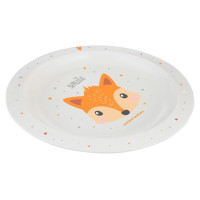 Canpol Babies Šķivis plastmasas CUTIE ANIMALS 4/411 orange