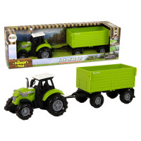 Lean Toys Traktors ar piekabi (gaisma, skaņa) 56084
