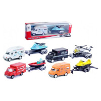 Swede Automašīna 24 cm ar piekabi Q7007
