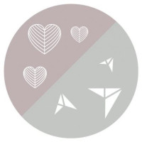 Babyono Karote un dakšiņa tērauda Babyono 1065/02