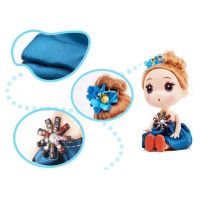 KIK Leļļu komplekts:3 meitenes+1 puika (12 cm) 6361