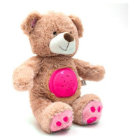 Baby Mix Projektors ar mūziku BEAR HADI pink BabyMix 37214