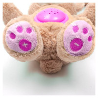 Baby Mix Projektors ar mūziku BEAR HADI pink BabyMix 37214