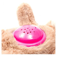 Baby Mix Projektors ar mūziku BEAR HADI pink BabyMix 37214