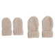 Lodger Mittens Folklore Merino vilnas bērnu cimdiņi, Beige, 0-12m - MTM 630_0-12