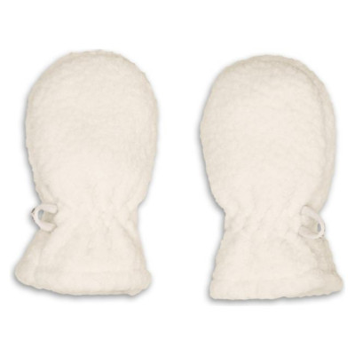 Lodger Mittens Teddy bērnu cimdiņi, Cloud Dancer, 0-12m - MTT 101_0-12