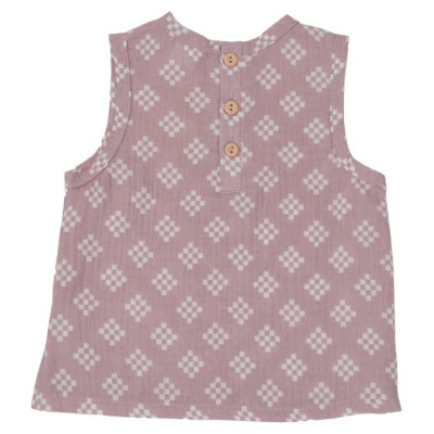 Lodger Tank Topper Tribe Muslin vasaras mazuļu krekliņ&scaron; bez piedurknēm, Rose, 74 cm - TP 107_74