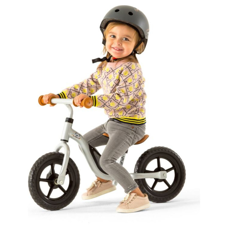 Chillafish Charlie 10"  līdzsvara velosipēds, sudraba, no 1,5  līdz 4 gadiem - CPCH01SIL
