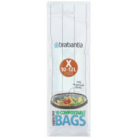 Brabantia atkritumu tvertņu maisiņi,10-12 l, (X), 10 gab, BIO - 118685