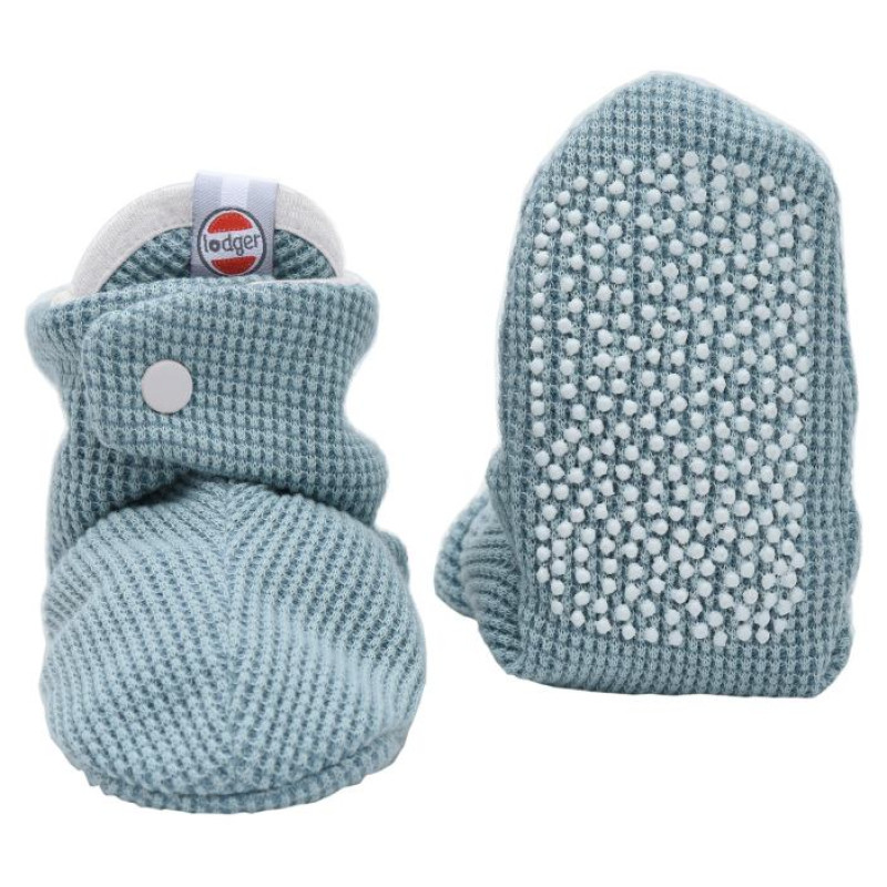 Lodger Slipper Ciumbelle kokvilnas čībiņas, 3-6m, Ocean - SLC 074_3-6