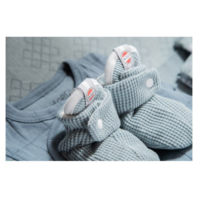 Lodger Slipper Ciumbelle kokvilnas čībiņas, 3-6m, Ocean - SLC 074_3-6