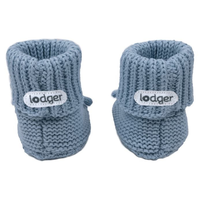 Lodger Slipper Knit čībiņas, Blue Fogg, 0-6m - SLK 110_0-6