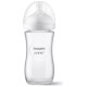 Philips Avent Natural Response stikla zīdaiņu pudelīte 240 ml, vidējas plūsmas knupītis 1m+ - SCY933/01