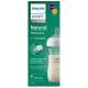 Philips Avent Natural Response stikla zīdaiņu pudelīte 240 ml, vidējas plūsmas knupītis 1m+ - SCY933/01