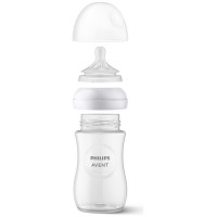 Philips Avent Natural  Response  barošanas pudeļu silikona knupīšu komplekts (3 gab.) - SCY960/03
