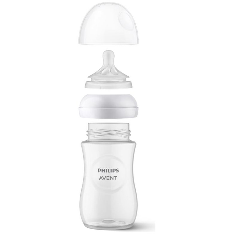 Philips Avent Natural  Response  baro&scaron;anas pudeļu silikona knupī&scaron;u komplekts (3 gab.) - SCY960/03