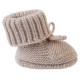 Lodger Slipper Folklore Merino vilnas čībiņas, Beige, 0-6m - SLM 630_0-6