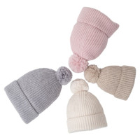 Lodger Hatter Folklore merino vilnas cepure, Birch, 3-6m - HTM 599_3-6