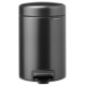 Brabantia atkritumu tvertne ar pedāli NewIcon, 3L, Confident Grey - 233449