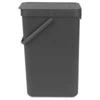 Brabantia atkritumu tvertne Sort & Go, 16 l, grey - 109966
