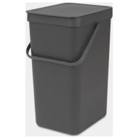 Brabantia atkritumu tvertne Sort & Go, 16 l, grey - 109966