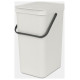 Brabantia aktritumu tvertne Sort & Go, 16L, Light Grey - 213465