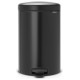 Brabantia atkritumu tvertne ar pedāli NewIcon, 20 l, Matt Black - 114106