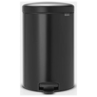 Brabantia atkritumu tvertne ar pedāli NewIcon, 20 l, Matt Black - 114106
