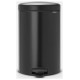 Brabantia atkritumu tvertne ar pedāli NewIcon, 20 l, Matt Black - 114106