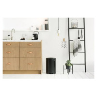 Brabantia atkritumu tvertne ar pedāli NewIcon, 20 l, Matt Black - 114106