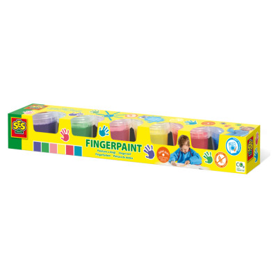 SES Pirkstu krāsas, 6 krāsas