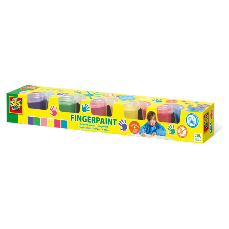 SES Pirkstu krāsas, 6 krāsas