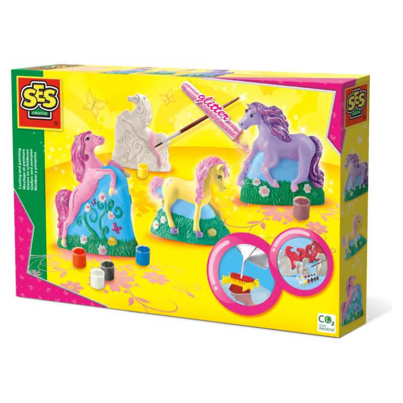 SES Ģip&scaron;a lie&scaron;anas komplekts Zirgi